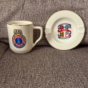 Tennessee Army National Guard Mug Ashtray Vintage